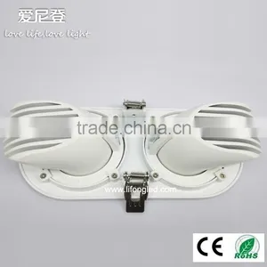 Adjustable High Cri China Factory Double Head 2x9W LED COB Downlight LED Ceiling Light With 3 Years Warranty thumbnail-2