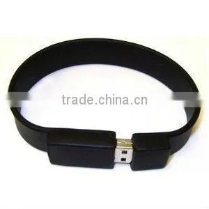 High Speed 2gb USB Flash Drive Silicone Bracelet Wristband,$1 Usb Flash Drive thumbnail-1