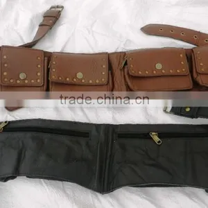 Genuine Leather Travel Pouch Hip Waist Pockets Belts/leather Bum Belt Bags thumbnail-2