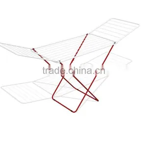 Metal 13M Clothes Drying Rack, Red thumbnail-1