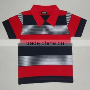 Children Striper Polo Shirts thumbnail-1