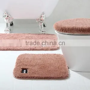 Bathroom 3-piece Set Rug Mat Waterproof Bathroom Carpet thumbnail-2