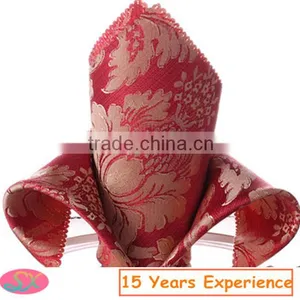 High Quality Cheap Banquet Wedding Jacquard Napkin for Hotel Dinner thumbnail-1