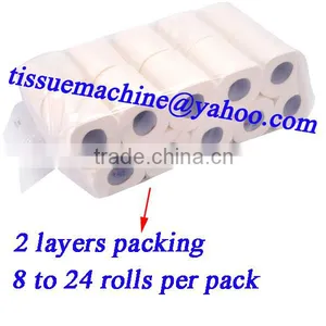 Only One in China 2 Layers Packing High Speed Automatic 4 to 24 Roll per Pack Toilet Paper Multi Roll Packing Machine thumbnail-4