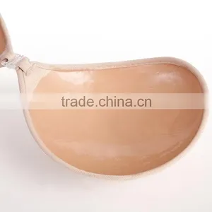 Sexy Girl Nude Mature Invisible Silicone Free Bra thumbnail-2