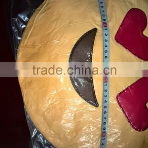 Fashion Lovely Emoji Smiley Emoticon Soft Stuffed Plush Round Cushion thumbnail-2