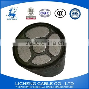 3*150+2*70mm2- Aluminum 5 Core China Cable Manufacturer XLPE Insulated PVC Sheathed Construction Power Cable-YJLV thumbnail-2