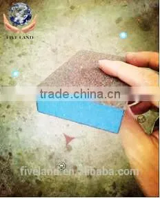 Wholesales Polishing Door Abrasive Tools Red A.O Sanding Sponge Block thumbnail-1