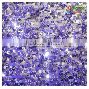 Embroidery Fabric Mesh Fabric on Sequin Material Wholesale in Guangzhou thumbnail-1