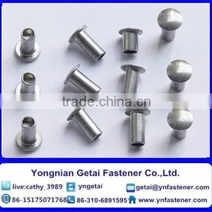 Stainless Steel Semi-tubular Countersunk Head Rivets DIN 6792 thumbnail-1