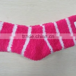Fluffy Stripe Socks thumbnail-6