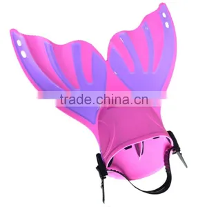 Monofins Swimming Fins for Kids in Pool , Mermaid Fins for Kids F-108 thumbnail-1