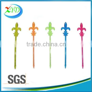 Colored Plastic Fruit Pick 3.35 Inch Sword Picks , Bar Tools thumbnail-1