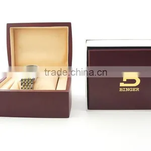Hot Selling! Luxury Custom Logo Printed Wooden Watch Boxes thumbnail-2