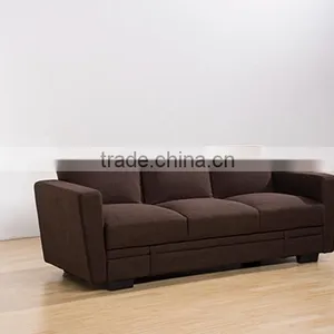 Factory Direct Modern Design High Quality Chesterfield Sofa Cum Bed/ Red Fabric Sofa Bed thumbnail-5
