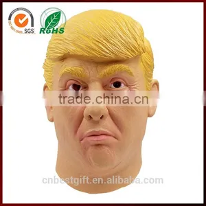 2016 Donald Trump Realistic Man Costume Face Crossdresser Latex Mask thumbnail-1