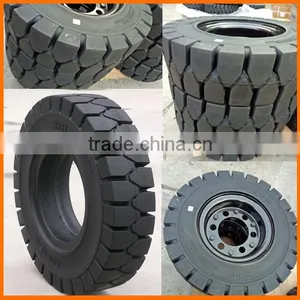no Flat Forklift 650x10 Nhs 6.50-10 Solid Tire With Fast Delivery thumbnail-1