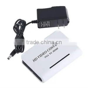 Audio VGA to HDMI HD HDTV Video Converter Box 1080P thumbnail-1