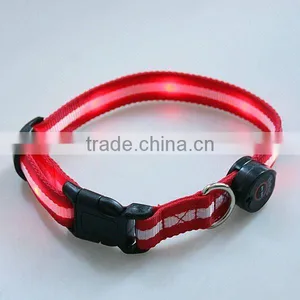 Nylon LED Dog Pet Flashing Light Up Safety Collar thumbnail-1