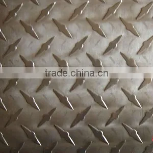 5 Bars Aluminum Checkered Sheet, Aluminum Anti-slip Sheet,embossed Aluminum Plate thumbnail-3
