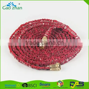 Custom Logo Priting Brass Fitting Magic Flexible Garden Water Hose 25 50 75 100 150 FT thumbnail-1