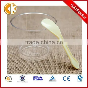 180ml Transparent Plastic Yogurt Cup With Scoop thumbnail-1