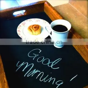 Serving Tray With a Unique Chalkboard Bottom thumbnail-1