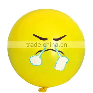 Hign Quailty Rubber Decoration Christmas Emoji Balloon thumbnail-5
