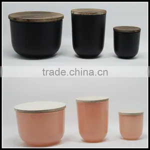 New Color Round Glass Tealight Candle Holder Wholesale Candle Jars thumbnail-3