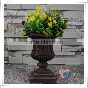 Black Grave Decoration Western Style Funeral Pot Flower Vase thumbnail-1