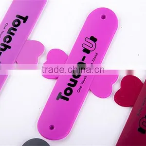 Professional Silicone Factory Supply One Touch U Mobile Phone Stand Silicone Cellphone Stand thumbnail-2