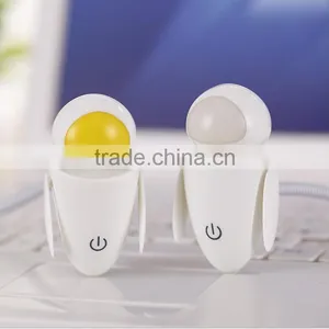 House Mini Robot Shape Design USB Charged LED Night Ligh, Flexible USB LED Night Lamp For Wholesale thumbnail-2