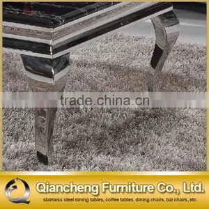 Silver 304 Stainless Steel Metal Side Table French Style thumbnail-4