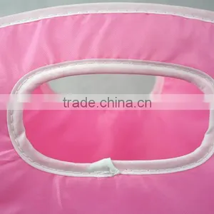 Cylinder Vertical Pearl Cotton Laundry Basket, Laundry Bucket thumbnail-2