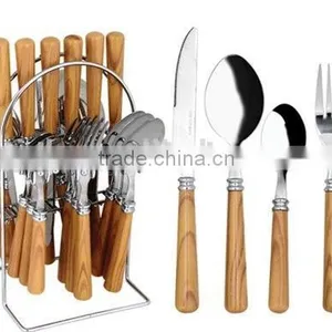 Plastic Handle Cutlery Set Stainless Made in China thumbnail-6
