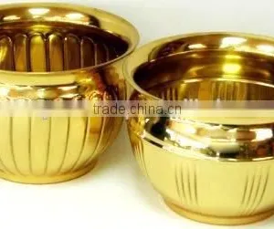 2017 New Brass Metal Modern Fancy Gold Plated Planters thumbnail-1