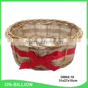 Decorative Sundries Storage Handmade Willow Craft Basket thumbnail-2