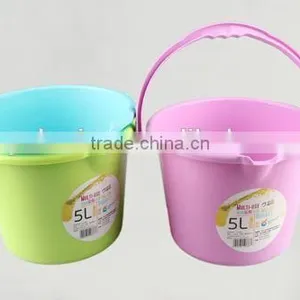 5L Portable Plastic Bucket thumbnail-1