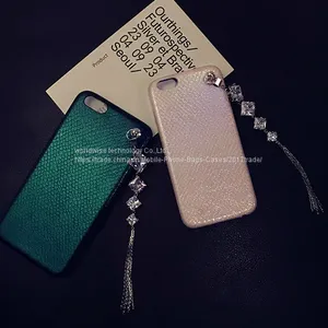 Imitation PU Leather Back Cover Shell Diamond Mobile Phone Cases for IPhone7/7Plus/6/6s/6plus/6splus Cell Phone Housing thumbnail-4