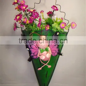 YS11370 Yongsheng Low Factory Price Wall Hanging Flower Vase With Metal Material Superior Quality thumbnail-1