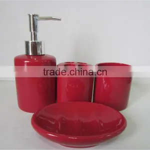 Porcelain Bathroom Accessories Set thumbnail-4