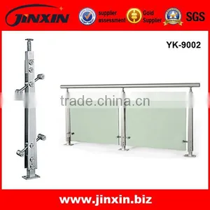 Stainless Steel Floor Mount Balcony Railing Designs thumbnail-1