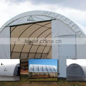 Quality Fabric Building With Side Opening for Workshop , Commercial Warehouse Storage , Salt Storage Shelter, Car Garage Tent thumbnail-1