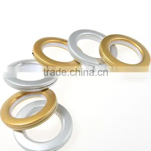Good Quality Plastic Painted or Plating Curtain Eyelets thumbnail-1