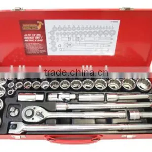 43 Pcs 1/2" Drive Socket Wrench Set thumbnail-1