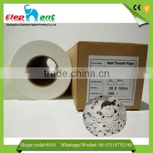 Wholesale Tshirt Sublimation Roll Paper 100gsm thumbnail-1