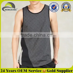 Custom a Soft Cotton Shirt With no Sleeves / Mens Tank Tops thumbnail-1