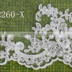 High Quality Guipure Lace Trim Cheap 100% Cotton Embroidery Lace Trim for Dress thumbnail-5