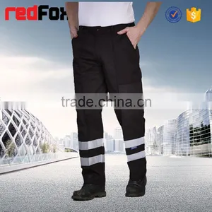 Fluorescence Red Men's Working Trousers thumbnail-2