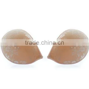 Sexy and Comfortable Stealth Seamless Self Adhensive Paded Lace Bra thumbnail-1